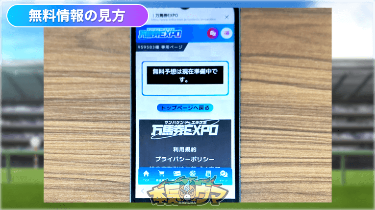 無料予想は現在準備中です