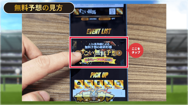 超すごい競馬の無料情報の見方